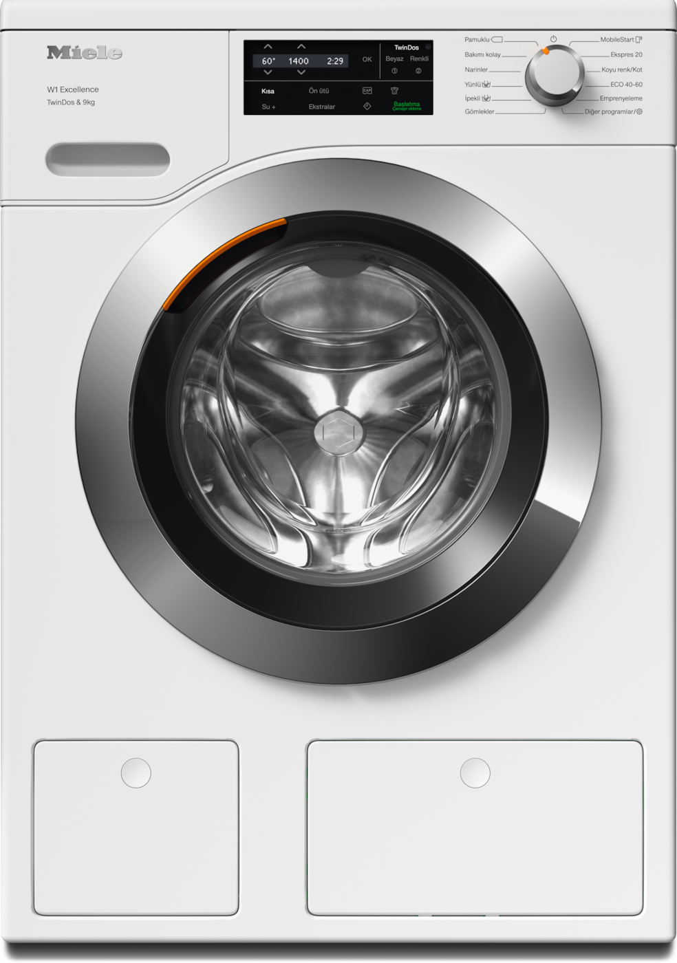 Miele WEG665 WCS TDos&9kg  Önden Doldurmalı W1 Çamaşır Makinesi