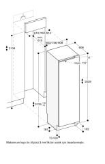 Gaggenau RC472305 400 Serisi Vario Soğutucu SoftClosing Düz Menteşe