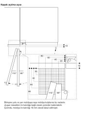 Gaggenau RF463307 400 serisi Vario Derin Dondurucu SoftClosing Düz Menteşe